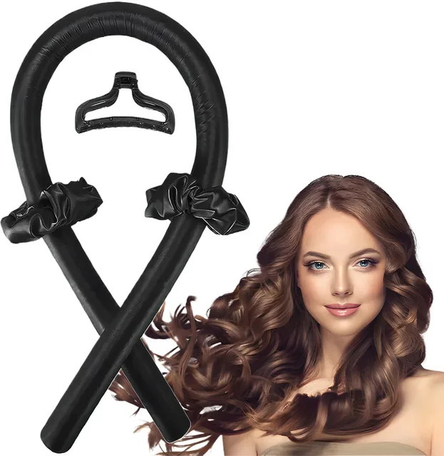 Haar Curler Set, 4-teilig, Schaumstoff Haarringe ohne Hitze - Bild 1