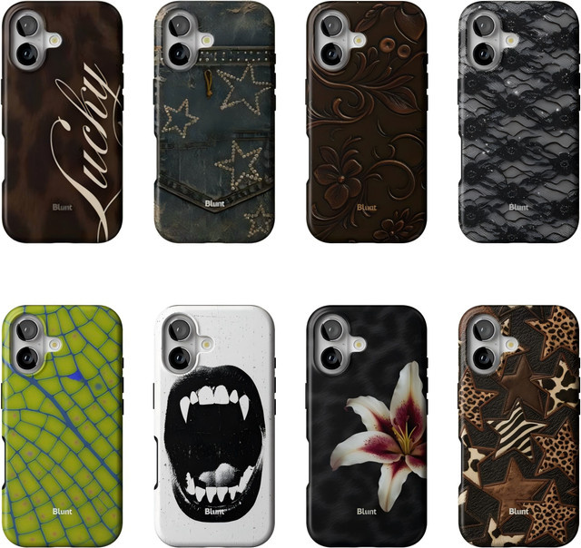 Blunts Vintage Washed Denim Star Handyhülle für Samsung Galaxy S20 S23 S24 S25 S26 FE Plus Ultra Edge 4G 5G in Blau Multicolour - Bild 1