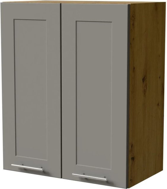 Feldmann-Wohnen Hängeschrank Oslo W3 in Eiche Artisan und Dust Grey Matt mit Soft-Close-Türen, B/T/H: 60 x 32,5 x 72 cm - Bild 1