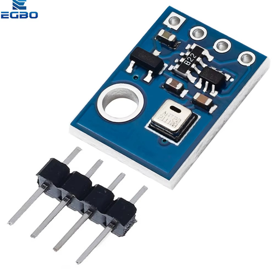 EGBO Hochpräzises digitales Temperatur- und Feuchtigkeitssensor-Messmodul mit I2C-Kommunikation in Blau und Lila als Ersatz für AHT10 AHT20 AHT21 AHT30 - Bild 2