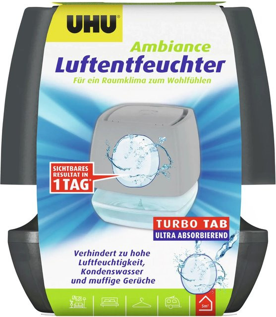 UHU Luftentfeuchter-Container Ambiance Turbo Tab in Anthrazit - Bild 1