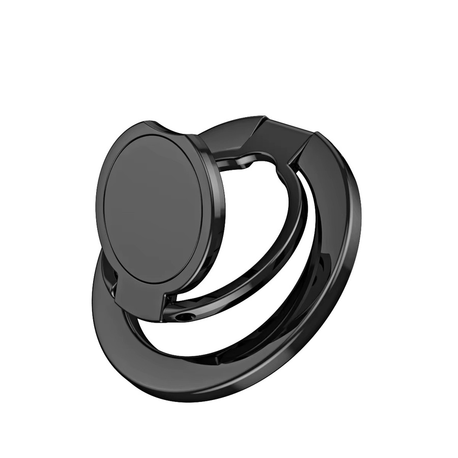HTHwish MagSafe Magnetischer Handy-Fingerringhalter in Schwarz, Faltbarer Magnetständer für iPhone 14 und 15 - Bild 2