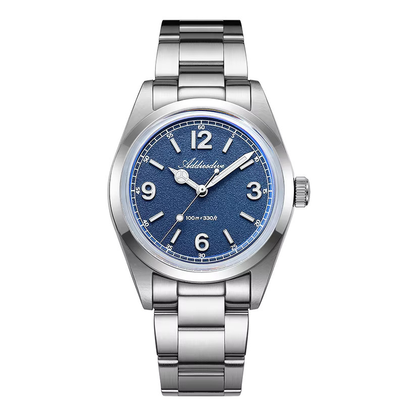 ADDIESDIVE Armbanduhr, Quarz, Edelstahl, Grün, 36 mm, Herren - Bild 7