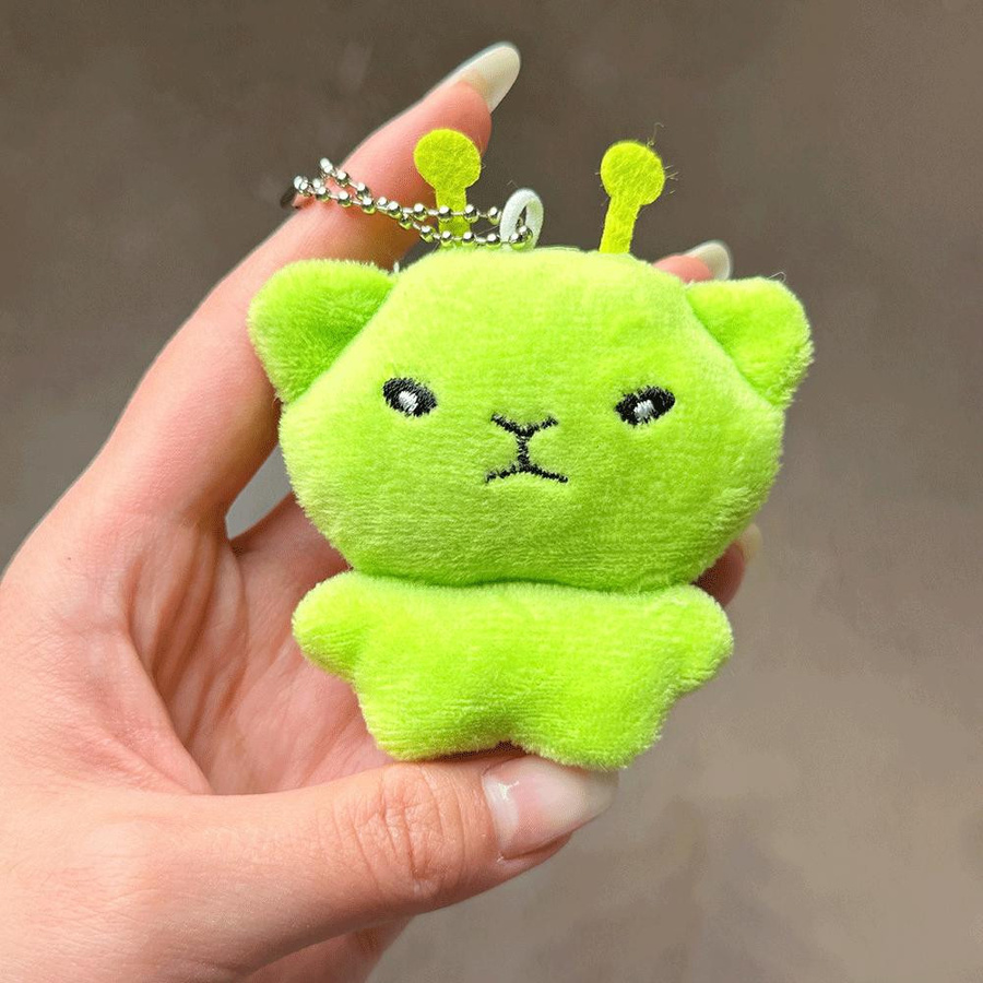 Linyi toy Außerirdischer Alien Plüsch Katze Grün ab 3 Jahren - Bild 3