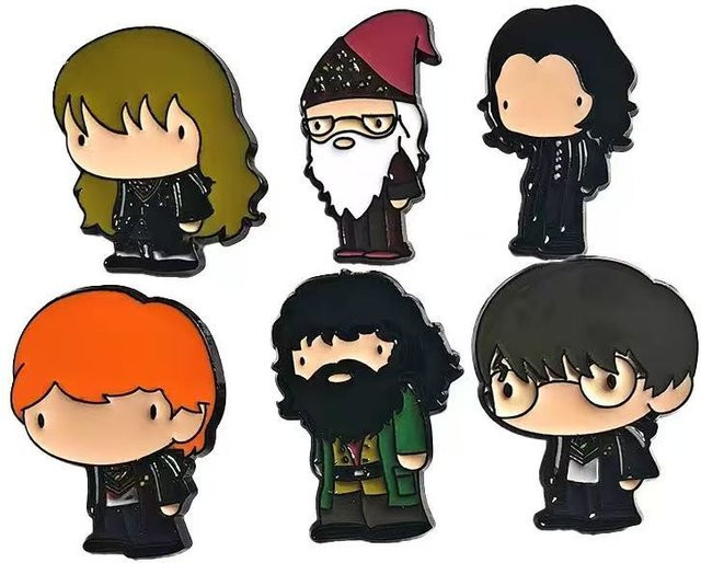 Warner Bros. Harry Potter, Emaille-Anstecknadeln, 6-teiliges Set - Bild 1