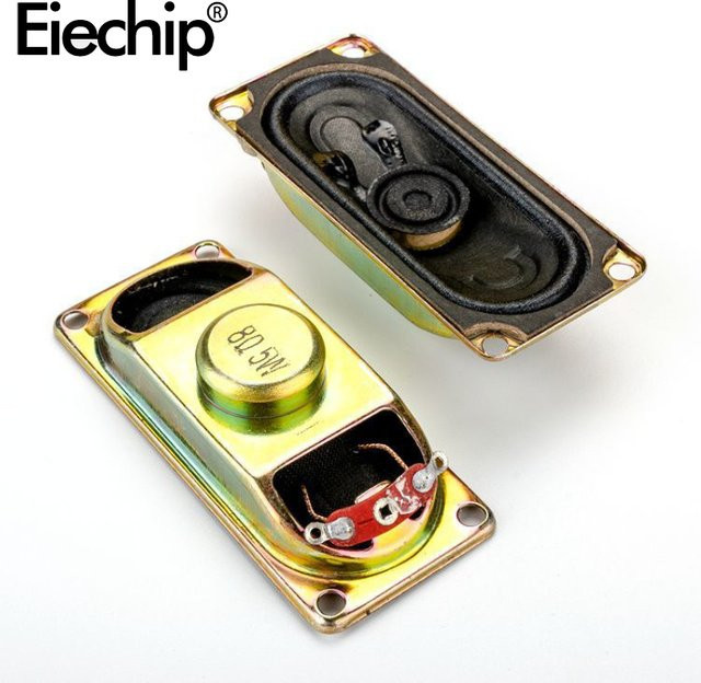 2er-Set Horn Lautsprecher mit LCD-Display 5W 8 Ohm B/H: 70 x 30 mm, Tiefe: 17 mm - Bild 1