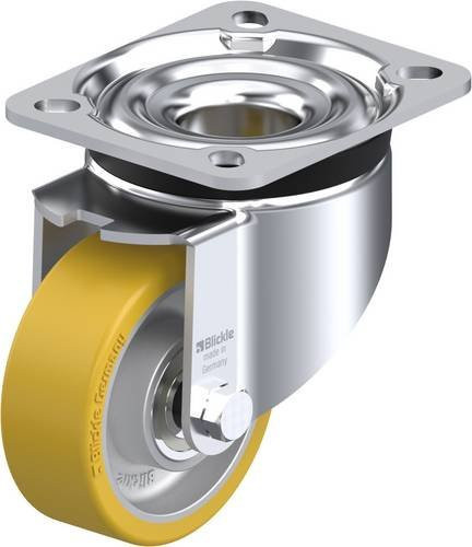 Blickle Lenkrolle LK-ALTH 80K in Silber, Rad-Durchmesser: 80 mm, Tragfähigkeit: 200 kg - Bild 1