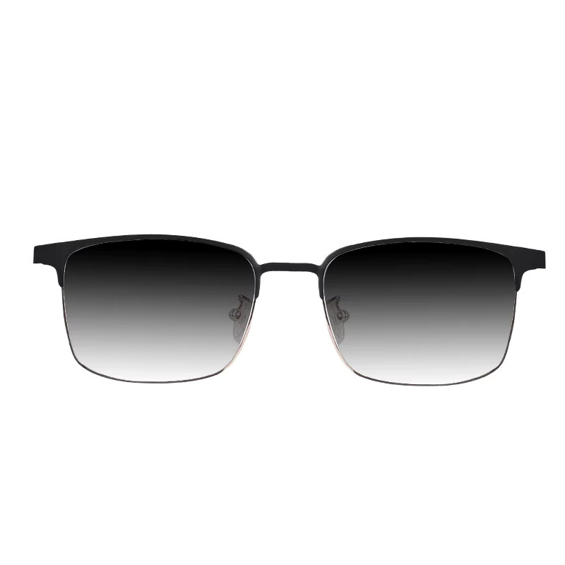 Koipsse Smart-Brille mit Metallrahmen und Farbwechselgläsern, Bluetooth-Headset mit Anruffunktion und Dual-Touch für Damen und Herren, Farbe: Schwarz oder Silber - Bild 4