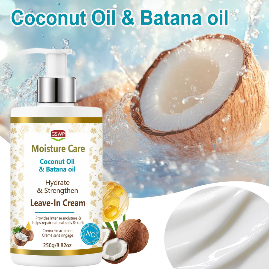 GSWP Kokosnuss Locken-Definiercreme, 500g, für lockiges Haar - Bild 4