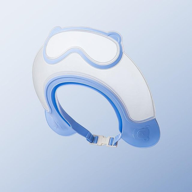Wucifang Bags Kinder Shampoo Kappe, blau, verstellbare Größe - Bild 1