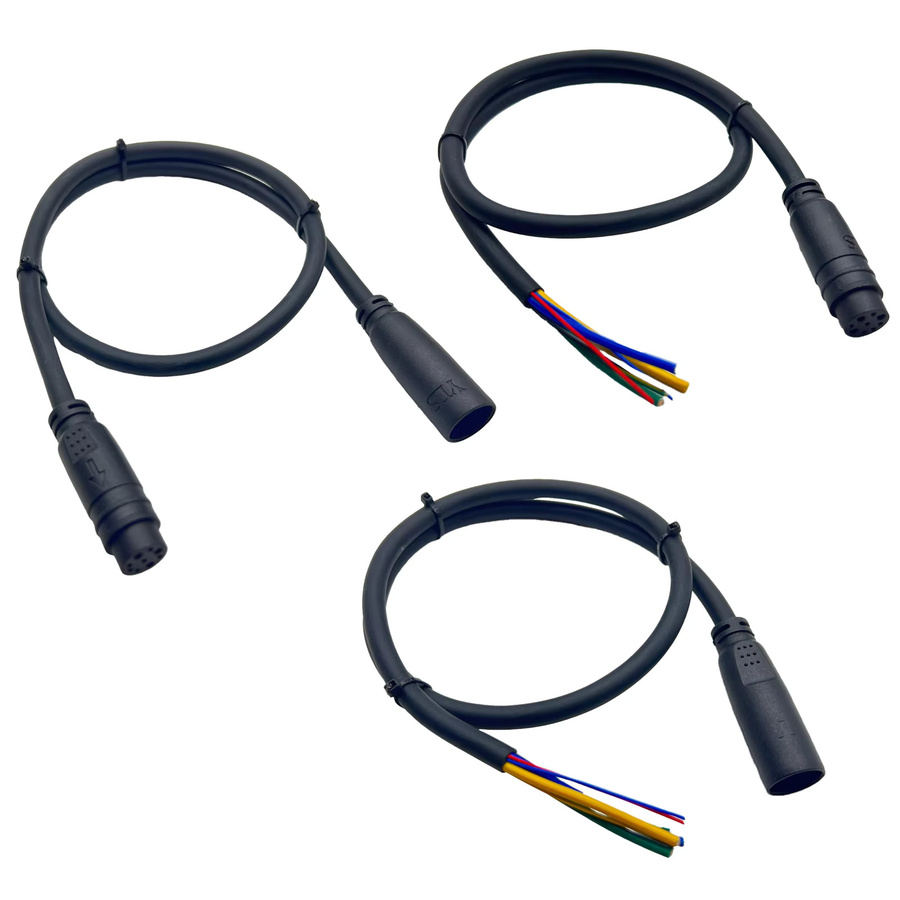Wasserdichtes 9-Pin-Verlängerungskabel für E-Bike Motor Controller G9.6/M9.6 in Schwarz - Bild 4