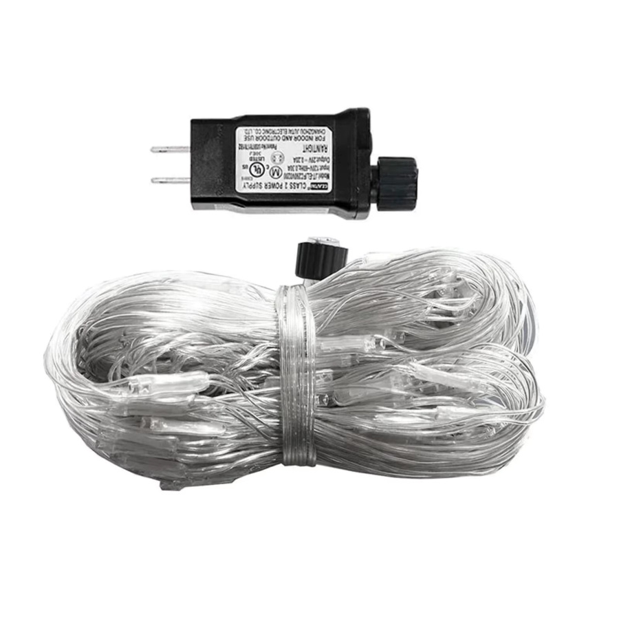 HEGEHE LED Netz Lichterkette RGB mit Timer und 8 Modi, IP44 wetterfest, Warmweiß und Multicolour - Bild 5