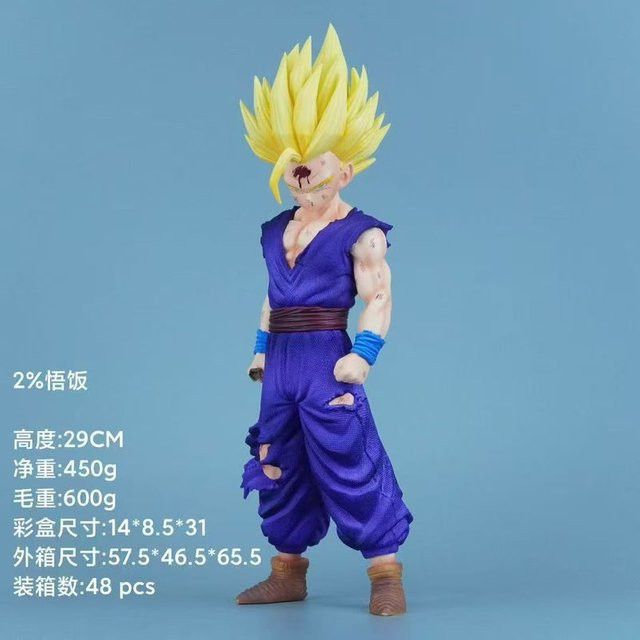 Bandai Dragon Ball Anime Figur Super Saiyajin Son Gohan Sammelstatue Multicolor - Bild 1