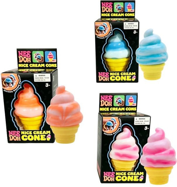 Nee Doh Eiswaffel-förmiges sensorisches Quetsch-Fidget-Spielzeug - Bild 1