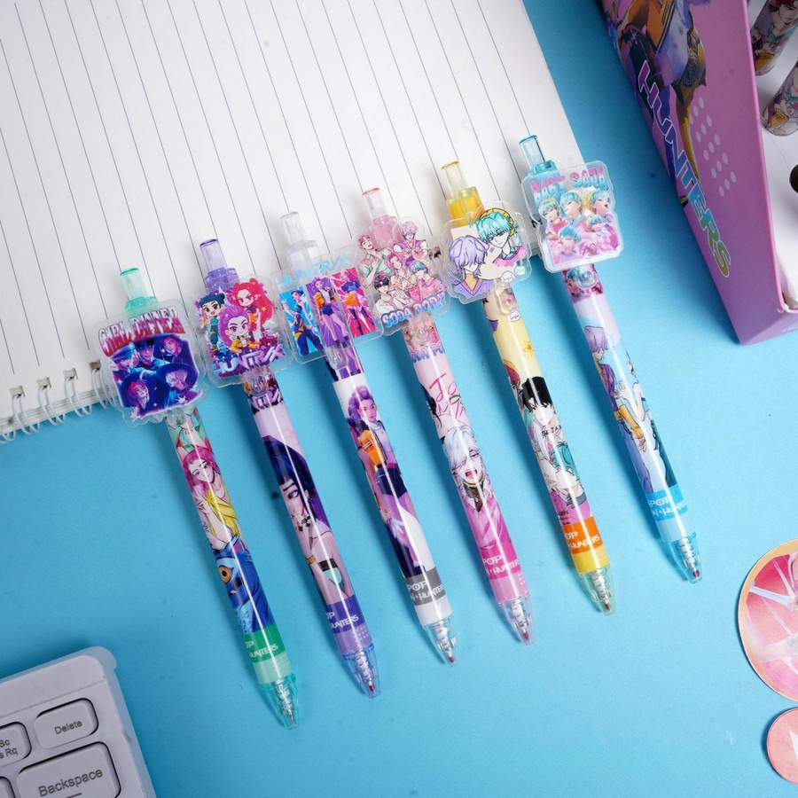 Demon Hunter K-POP Gelstift mit schwarzer Tinte und 0,5 mm Druckstärke von Yiran Toy - Bild 2