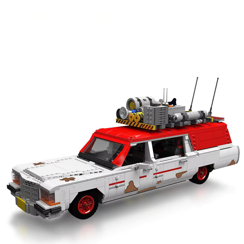 Barweer Ghostbusters Ghost Hunter Bus Bausteine Set mit 2468 Teilen in Weiß und Bunt - Bild 3