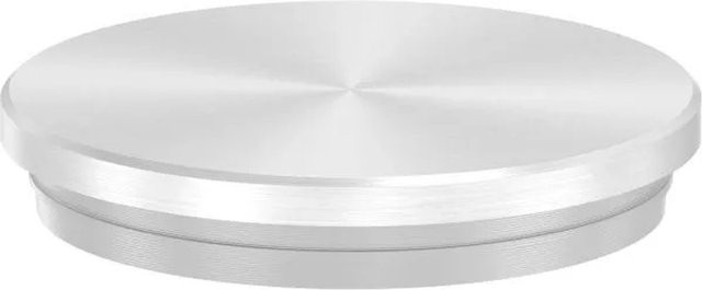 FeNau Einsteckkappe aus Edelstahl V2A für Rohr Ø 42,4x2,0 mm, Flach, Silber - Bild 1