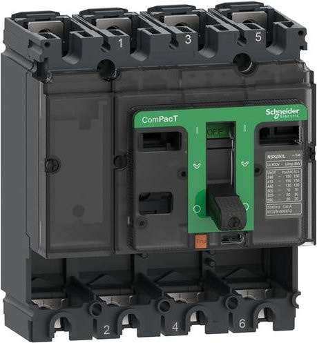 Schneider Electric C10B4 MCB Leistungsschalter in Grau - Bild 1