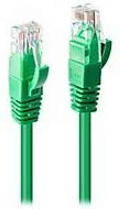 Lindy RJ45 Patchkabel CAT 6 U/UTP Ethernet LAN Kabel Grün 20,0 m - Bild 2