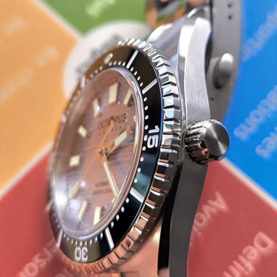 Octopus Armbanduhr, Automatik, Edelstahl, Saphirglas, 39 mm, Herren - Bild 2