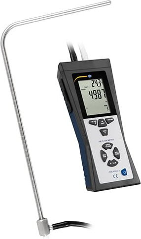 PCE Instruments Staurohr Anemometer PCE-HVAC 2 Druck und Strömungsmesser in Schwarz - Bild 1