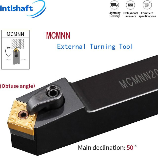 Intlshaft Externe Drehen Werkzeug Halter mit Hartmetall Einsätzen CNMG12 für Drehmaschinen - Bild 1