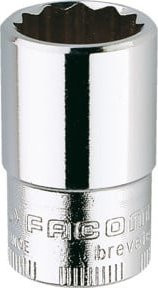Facom Steckschlüssel 3/8 Zoll 12-Kant in Silber - Bild 1