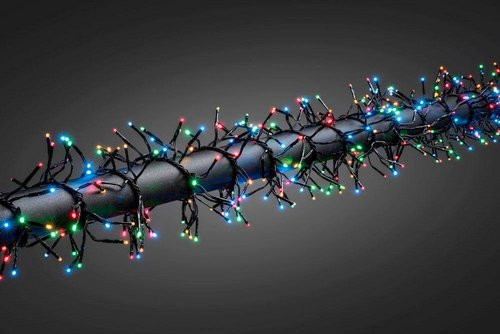 Konstsmide LED-Büschellichterkette RGB Multicolour, Schwarz, Netzbetrieb, IP44, Kunststoff - Bild 1