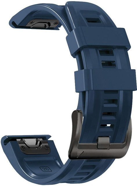 Uhrenarmband Silikon, 22mm, Blau, Unisex - Bild 1