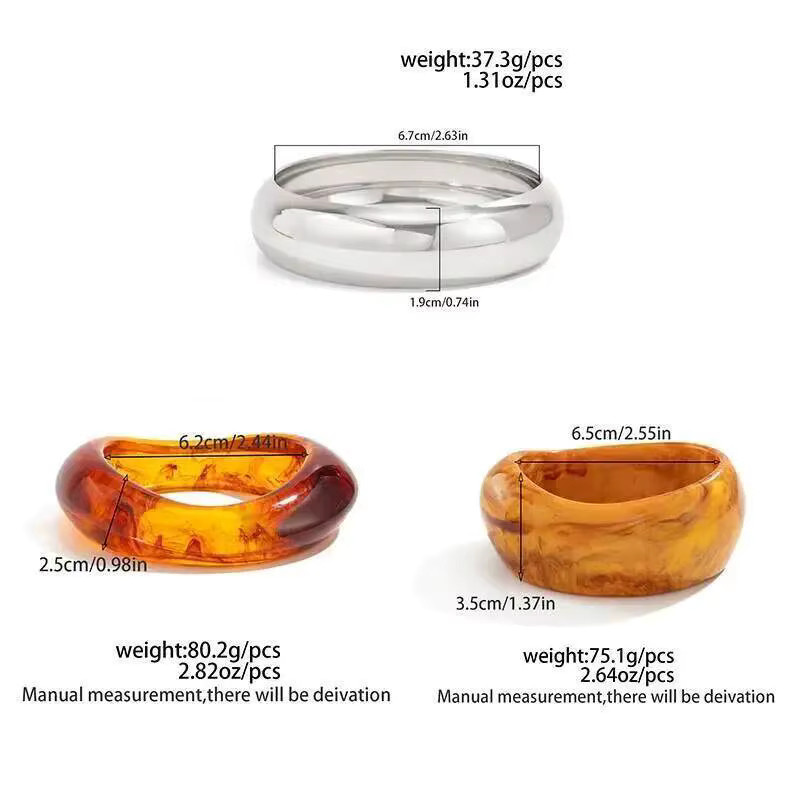 IngeSight.Z Armband, Harz, Braun, Damen - Bild 3