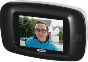 ABUS Türspion DTS3214 in Schwarz und Silber mit 105° Sichtwinkel - Bild 1