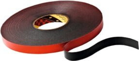 3M VHB Hochleistungsklebeband 5952F, schwarz, doppelseitig, Breite: 19 mm, Länge: 33 m, Stärke: 1,0 mm - Bild 1
