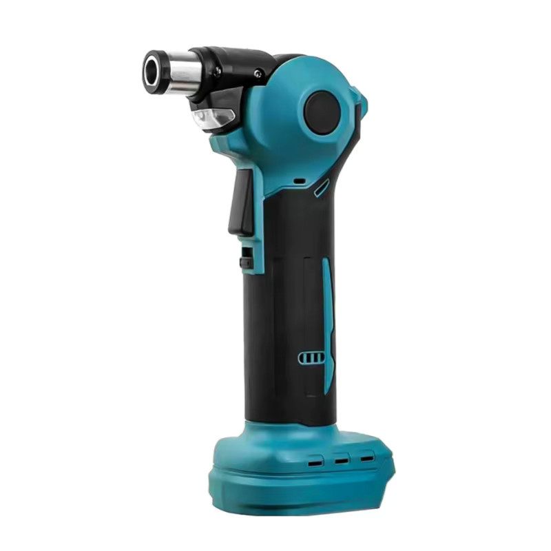 Podofo Akku-Bohrhammer mit LED-Licht in Blau, kabelloser elektrischer Bohrhammer mit Kupfermotor und verstellbarem Arbeitswinkel für Beton und Ziegelwände - Bild 6