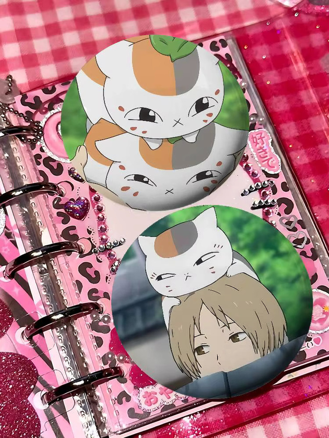 Kayou Abzeichen Pins, Anime N-Natsume Yuujinchou, Unisex - Bild 5