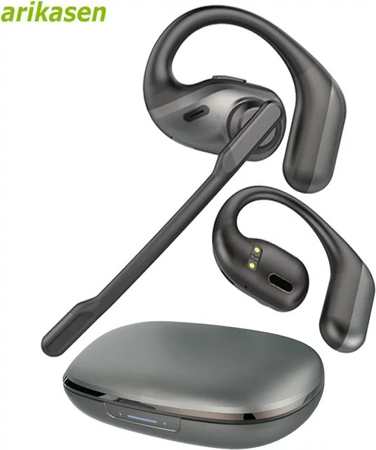 Arikasen Bluetooth In-Ear Kopfhörer mit Mikrofon und Geräuschunterdrückung in Schwarz und Grau - Bild 1