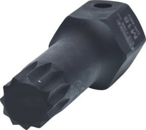 KS Tools DUODRIVE Spezial-Kraft-Bit-Stecknuss XZN 1/2 Zoll M18 in Schwarz - Bild 1