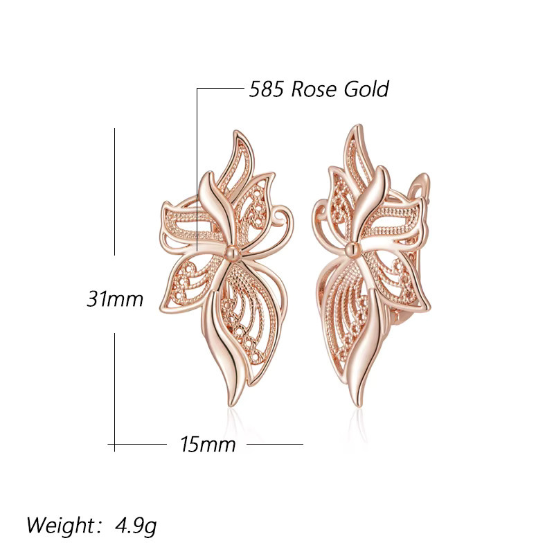 Kinel Ohrringe, 585 Roségold, Damen - Bild 2