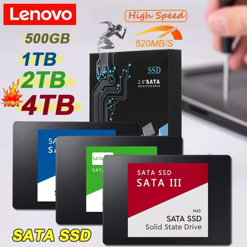 Lenovo SSD Interne SATA3 Festplatte 4TB für Laptop, Mikrocomputer und Desktop - Bild 2