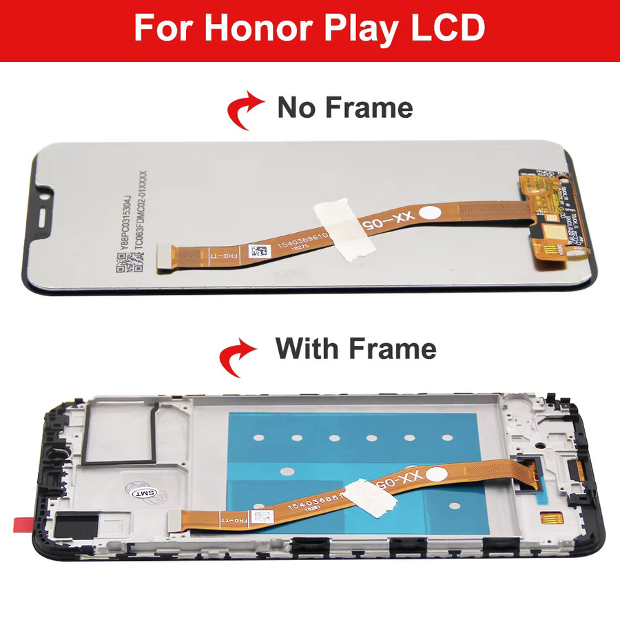 Honor Play LCD-Display mit 6,3 Zoll Touch-Digitizer und Rahmen in Schwarz für COR-L29 COR-AL00 - Bild 2