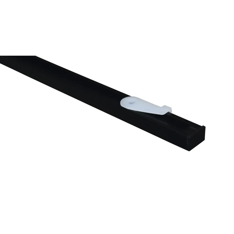 Gardinia Vorhangschienen-Set Lucy 1-läufig Schwarz-Matt 200 cm aus Aluminium für die Deckenmontage - Bild 2