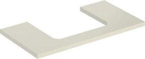 Geberit Waschtisch-Platte One in Sand/Beige mit Ausschnitt, B/T/H: 90 x 47 x 3 cm - Bild 1