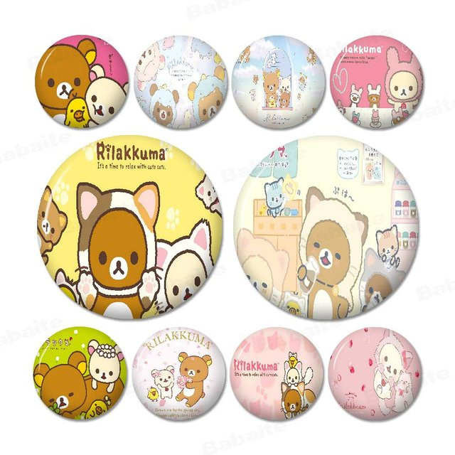 Bilibili Brosche, Rilakkuma Anime, Bunt - Bild 1