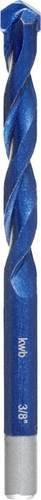 Kwb Glas- und Fliesenbohrer mit Carbide-Spitze, Farbe: Blau, Durchmesser: 4 mm, Gesamtlänge: 7,5 cm - Bild 1