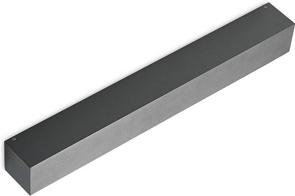 Arcchio LED Wandleuchte Außen Lengo Modern Schwarz aus Aluminium 1-flammig