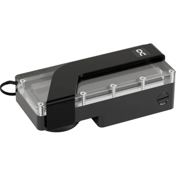 Alphacool Core DDCzero Flat Reservoir 140 Ausgleichsbehälter in Schwarz und Transparent - Bild 1