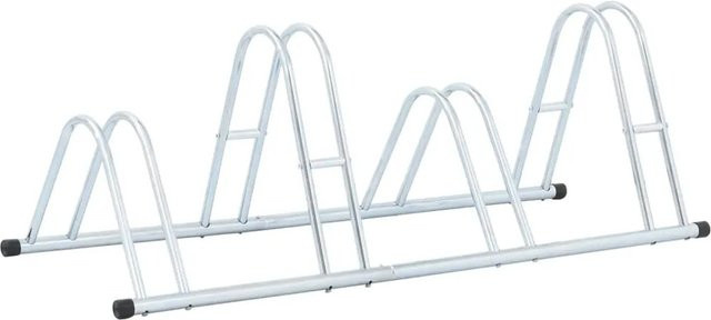 vidaXL Fahrradständer für 4 Fahrräder, freistehend, aus verzinktem Stahl, 4005566 - Bild 1