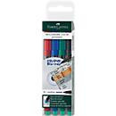 Faber-Castell Multimark 1525 Folienstifte, 4er-Set, permanent, Multicolor, Feinstrich - Bild 2