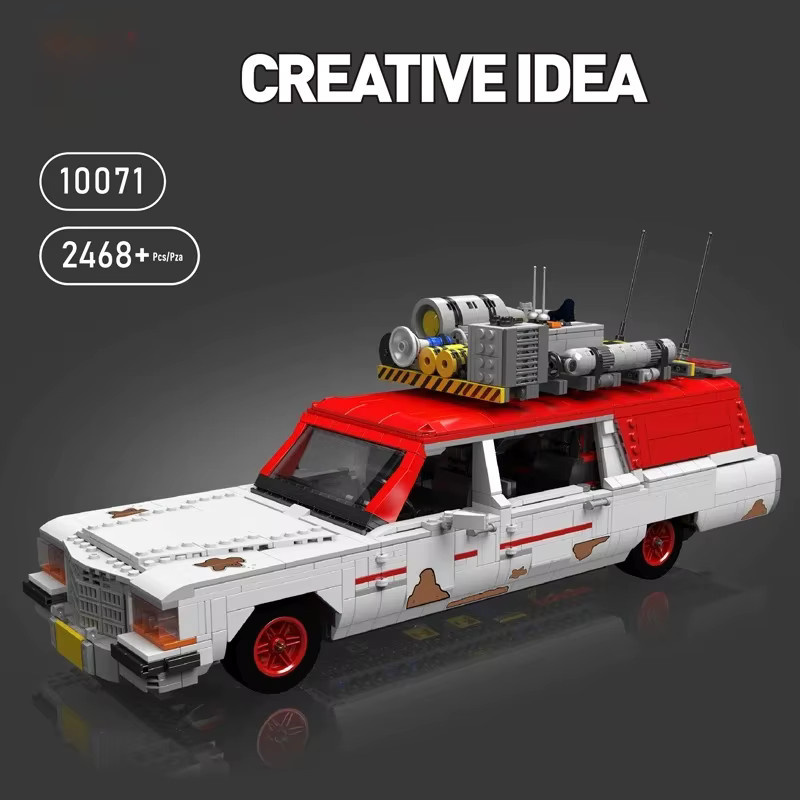 Barweer Ghostbusters Ghost Hunter Bus Bausteine Set mit 2468 Teilen in Weiß und Bunt - Bild 2