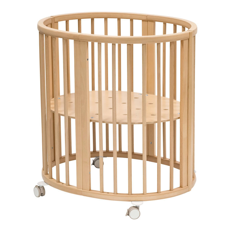 Stokke Sleepi Mini Bundle aus Buchenholz inklusive Umbausatz, 2 Matratzen, Spannbettüchern, Himmelstange und Himmel, B/T: 59 x 76,4 cm - Bild 2