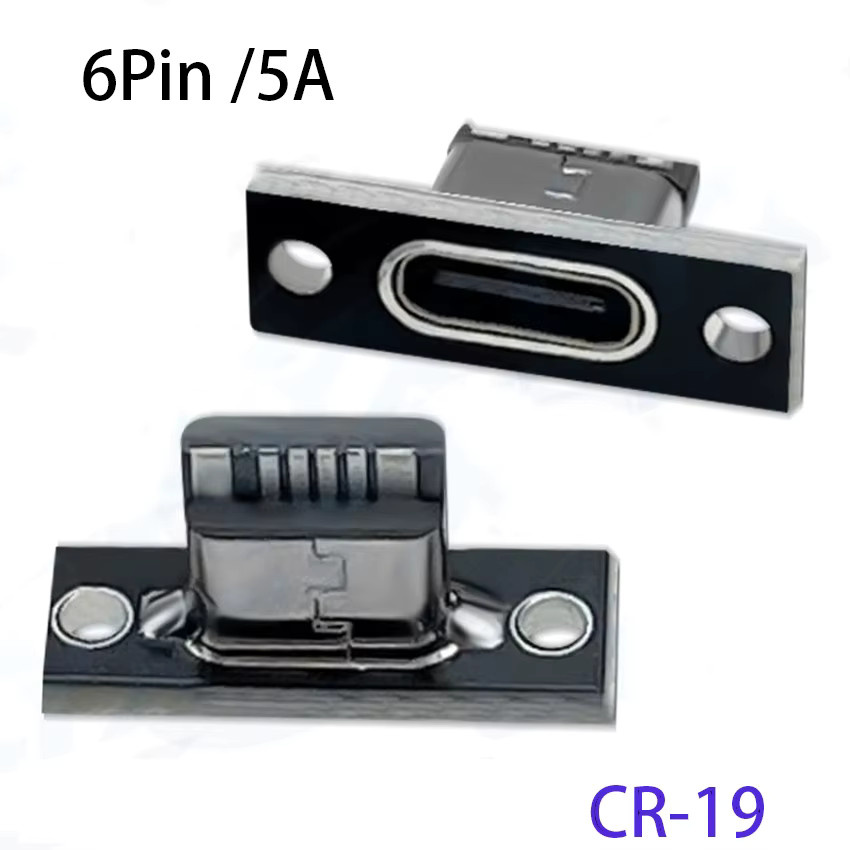 JCD USB-C Typ-C Buchsenanschluss USB 3.1 Ladeanschluss in verschiedenen Ausführungen (2-Pin, 4-Pin, 5-Pin, 6-Pin) für 3A/5A - Bild 2